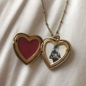 Betsey Johnson ‘K’ Heart shaped locket